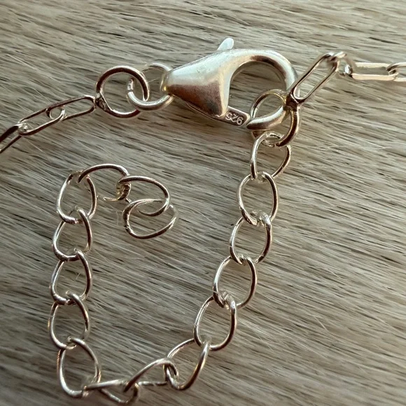 ❤️Kingman Heart Turquoise & Wild Horse Jasper 16+2” Adjustable Sterling Necklace - Picture 10 of 16